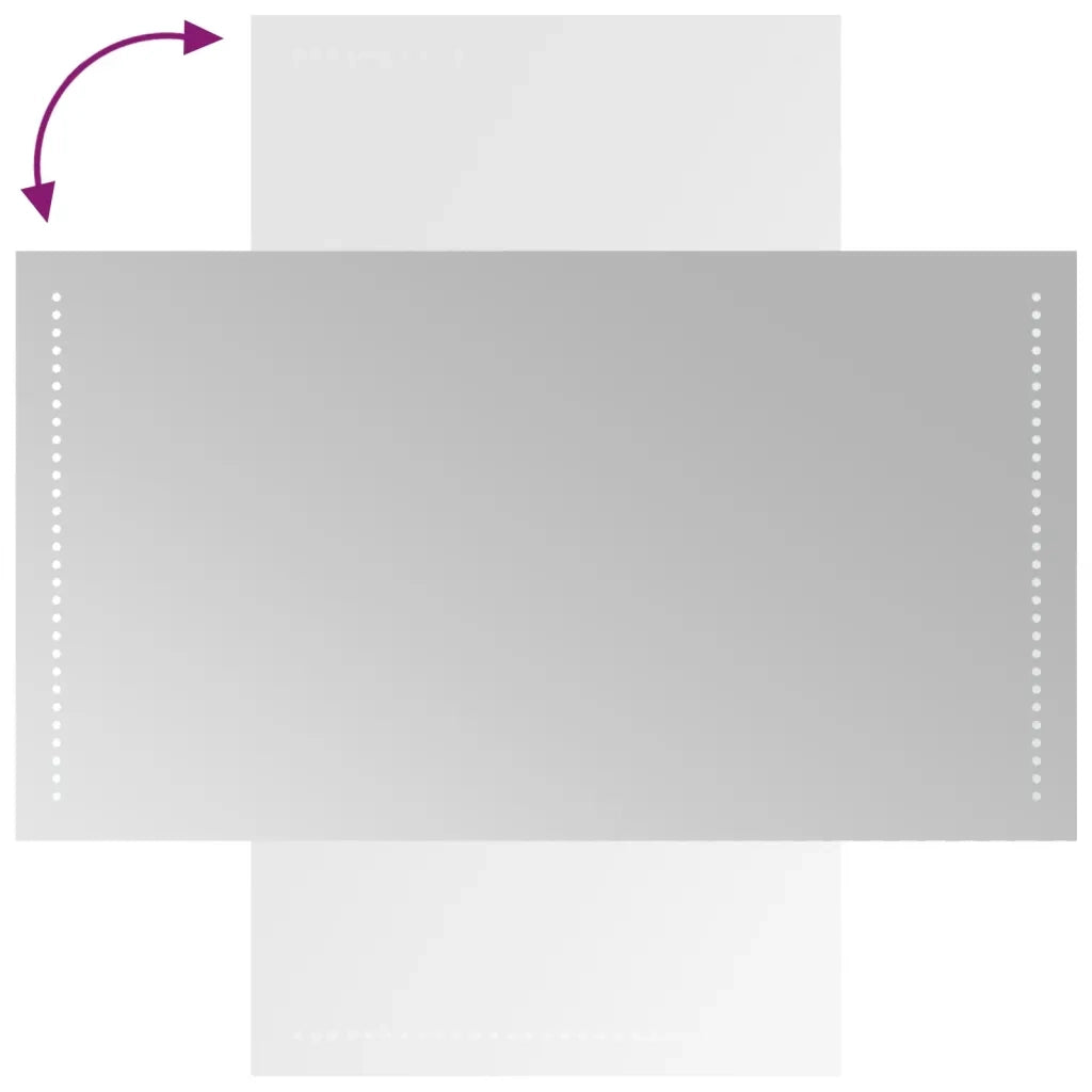 Specchio da Bagno con Luci LED 50x90 cm cod mxl 67494