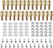 Componente di unione a staffa 25 pezzi - Blocco di spinta - Stopper - Acciaio inossidabile - Regolabile - Aeromodellismo - Materiale resistente