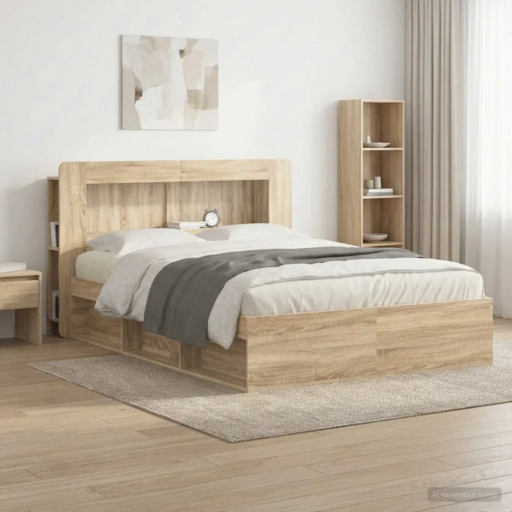 Testata del letto Rovere Sonoma Legno ingegnerizzato 8001284