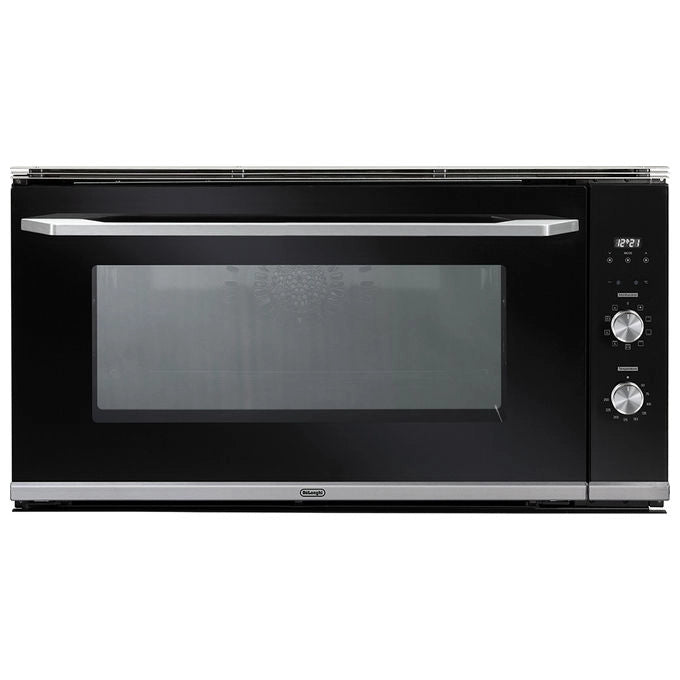 De'Longhi NSM 90 MX Forno da incasso Elettrico Multifunzione 87 L Classe A Termoventilata 3D Girarrosto 9 programmi (48x90x54 cm) colore Nero