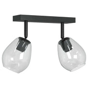 Faretto da soffitto Nero 33 x 13 x 26 cm Vetro e Metallo CFW2471115