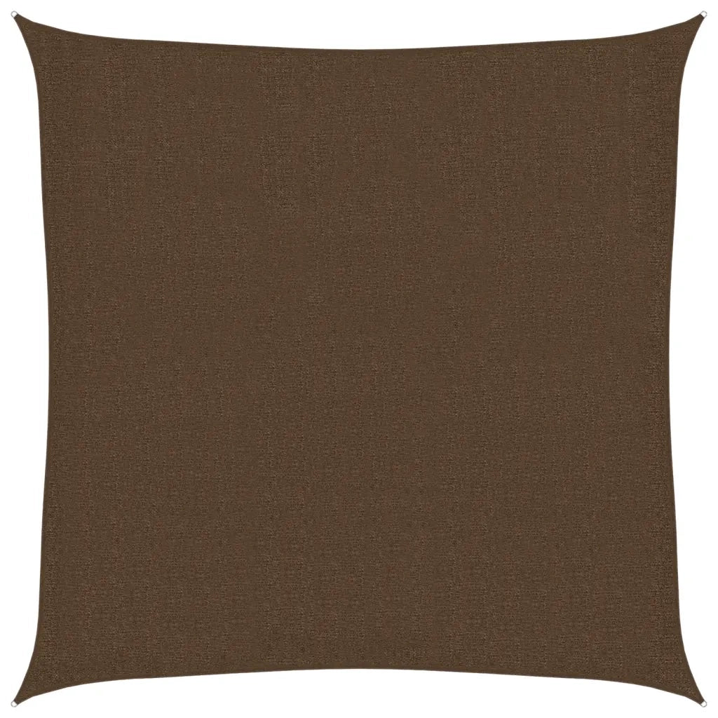 Vela Parasole | Telo Ombra | Vela da ombra 160 g/m2 Marrone 3x3 m in HDPE