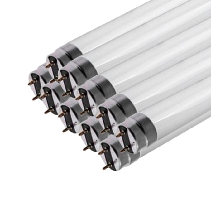 Tubo led t8 22watt 150cm vetro attacco g13 risparmio energetico 3000k pezzi 10