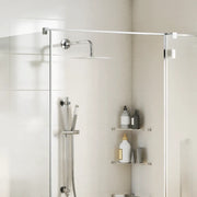vidaXL Testa Doccia a Pioggia in Acciaio Inox 304 25x25 cm Quadrata