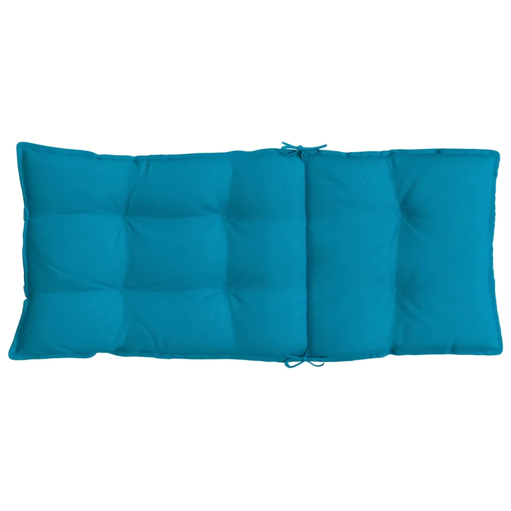 Cuscini Sedia con Schienale Alto 6 pz | Cuscini per sedie Blu Chiaro Tessuto Oxford