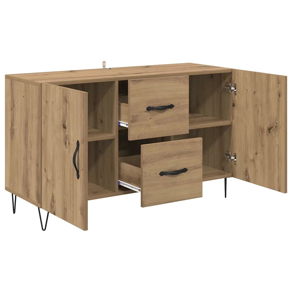 Credenza-Buffet-Armadio da cucina Rovere artigianale 100 x 36 x 60 cm Legno multistrato 911705