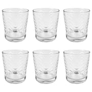 Set 6 Bicchieri Acqua Bibite Bevande 29 Cl In Vetro Resistente Lavorato Bicchiere Design Moderno Cucina Certificati Contatto Alimentare Lavastoviglie Microonde Bar Ristorante Modello 2