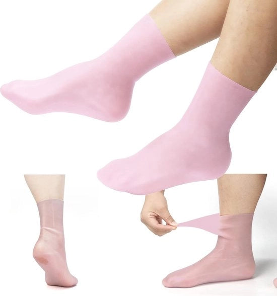 Sokke idratanti per uomo e donna, calze idratanti per piedi secchi, calze gel per idratare i piedi, calze per la cura dei piedi secchi, gel per idratare i piedi con cotone