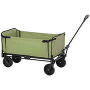 Carrello da giardino pieghevole ¨C Zephmum ¨C Nero 90x50x60 cm
