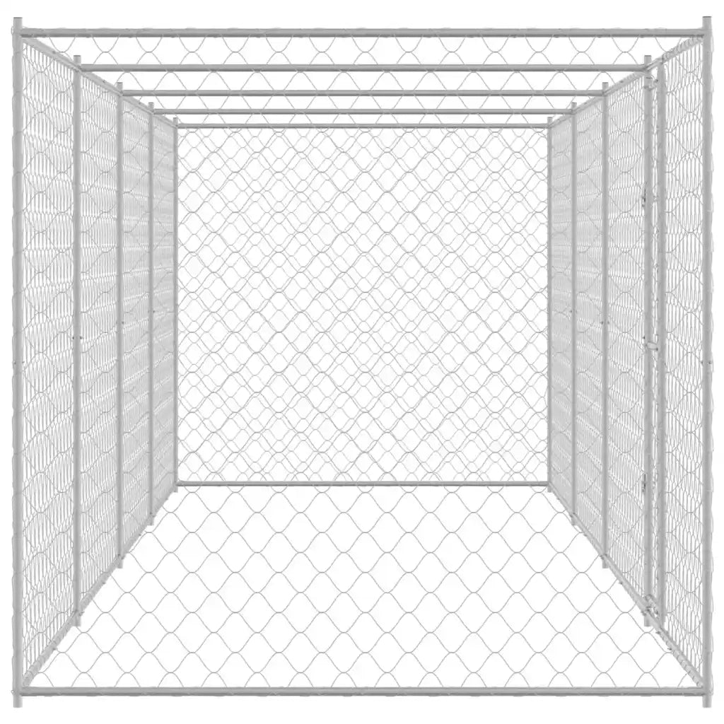 Gabbia per cani Argento 800 x 200 x 200 cm Acciaio zincato