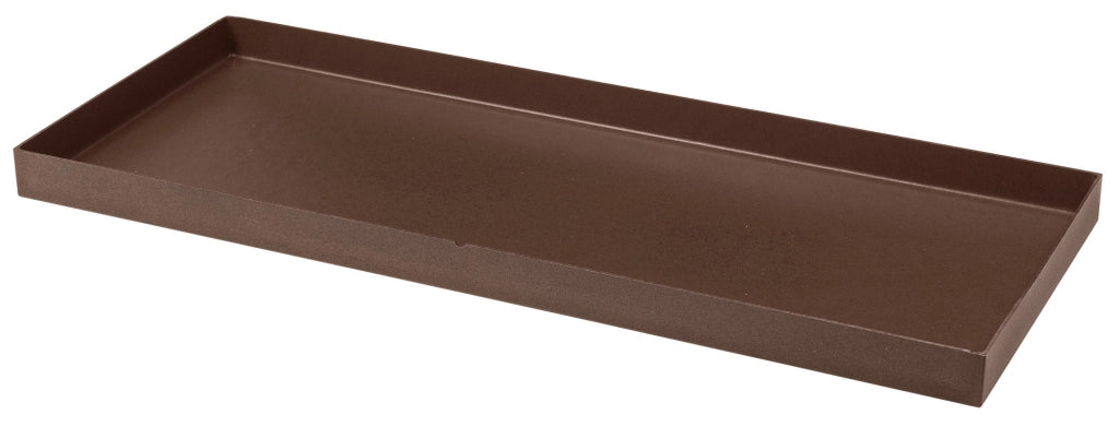 Sottovaso 101x41x5,5cm in Resina Tulli Schio 100 Bronzo