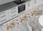 Tappeto Passatoia Cucina Antiscivolo Sottolavello Digitale Disegno Gerbera - 50x90 - Gerbera