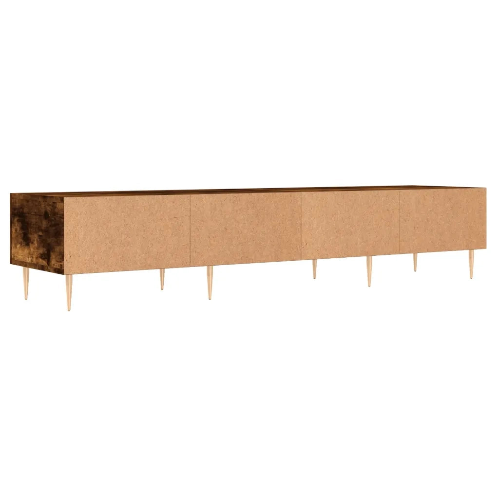 Mobile Porta TV Rovere Fumo 150x36x30 cm in Legno Multistrato 829145
