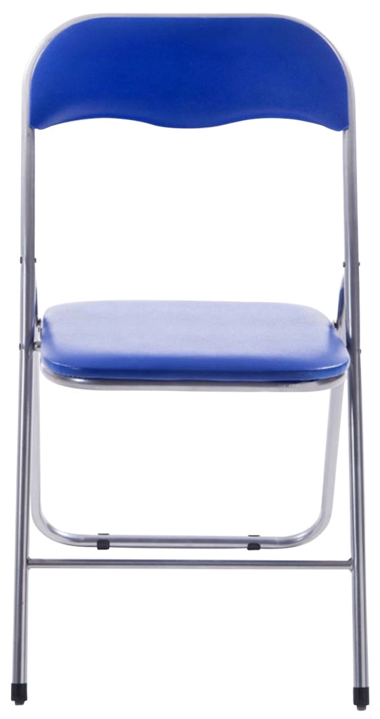 Set 2 sedie pieghevoli Felix Blu/argento
