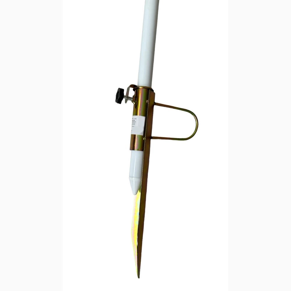 Picchetto per Ombrellone da Spiaggia in Acciaio Tropicalizzato 42 cm Ø 32/22 mm