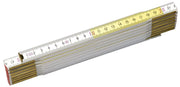 10pz st doppio metro bianco/giallo spessore 3 mm cod:ferx.92488