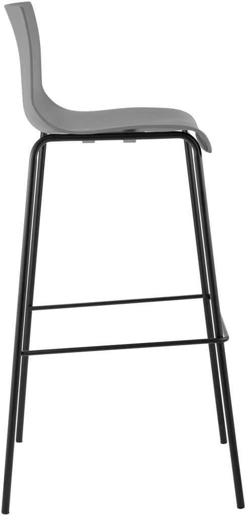 Sgabello da bar Hoover struttura a 4 piedi nero 4