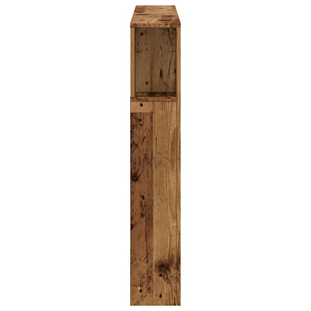 Testiera LED Legno Antico 120x18,5x103,5 cm Legno Multistrato 857684
