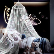 Baldacchino per cameretta femminile, Galaxy letto, tetto per letto a una piazza e letto a una piazza, decorazione per la cameretta per bambini, grande rete per zanzare, tetto per letto per bambini
