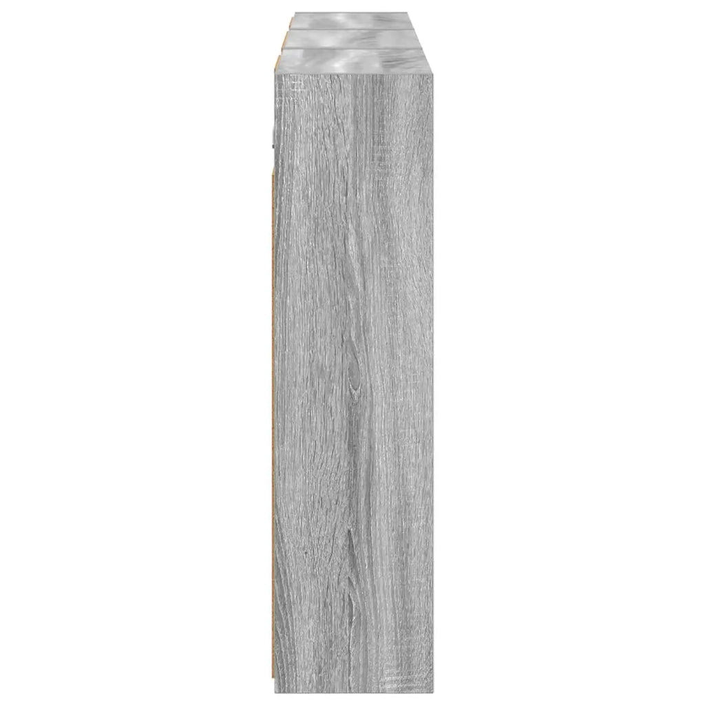 Set di Armadi da Bagno con lo scaffale 3 pcs 126 x 16 x 62.5 cm