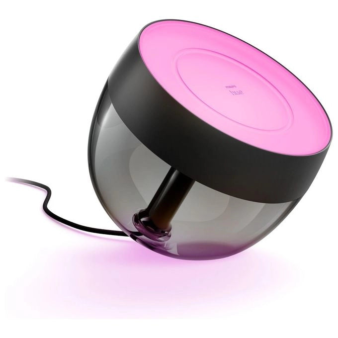Philips by Signify 8719514264489 Philips Hue White and Color ambiance Lampada da tavolo Iris Lampada da tavolo intelligente LED Bluetooth Zigbee dimmerabile 570 lm colore Nero