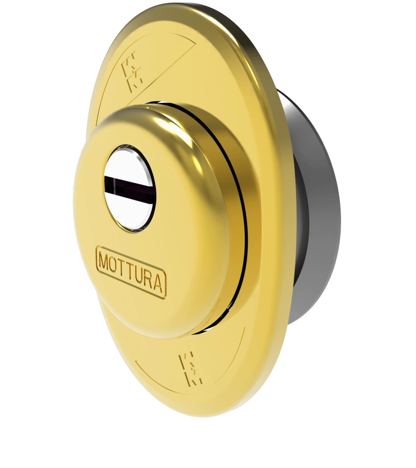 DEFENDER PER PORTE BLINDATE MOTTURA H. 15 mm - Col. Oro - MOTTURA