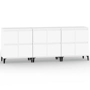 Credenze 3pz | Madia | Buffet da pranzo | Armadio da pranzo Bianche 60x35x70 cm in Legno Multistrato