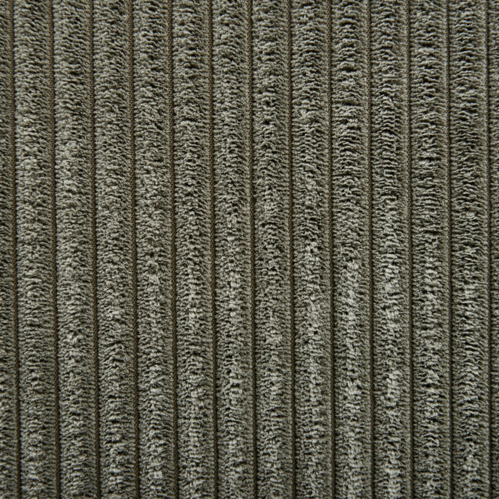 Ottomana moderna quadrata in velluto a coste verde 80 x 80 x 35 cm stile Contemporaneo soggiorno