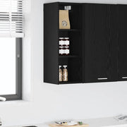 Armadio pensile Rovere Nero 30 x 29,5 x 80 cm Legno multistrato