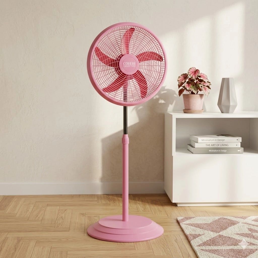 VENTILATORE A PIANTANA 3IN1 75W - 3 VELOCITA 50x130 CM COLORE: ROSA
