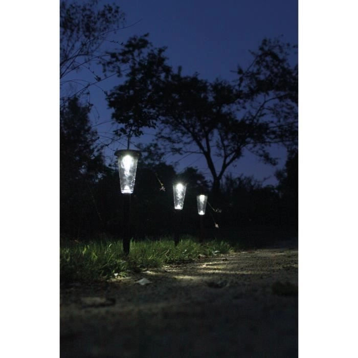 Set di 3 fari solari - Canopo - 20 lumen - Beige