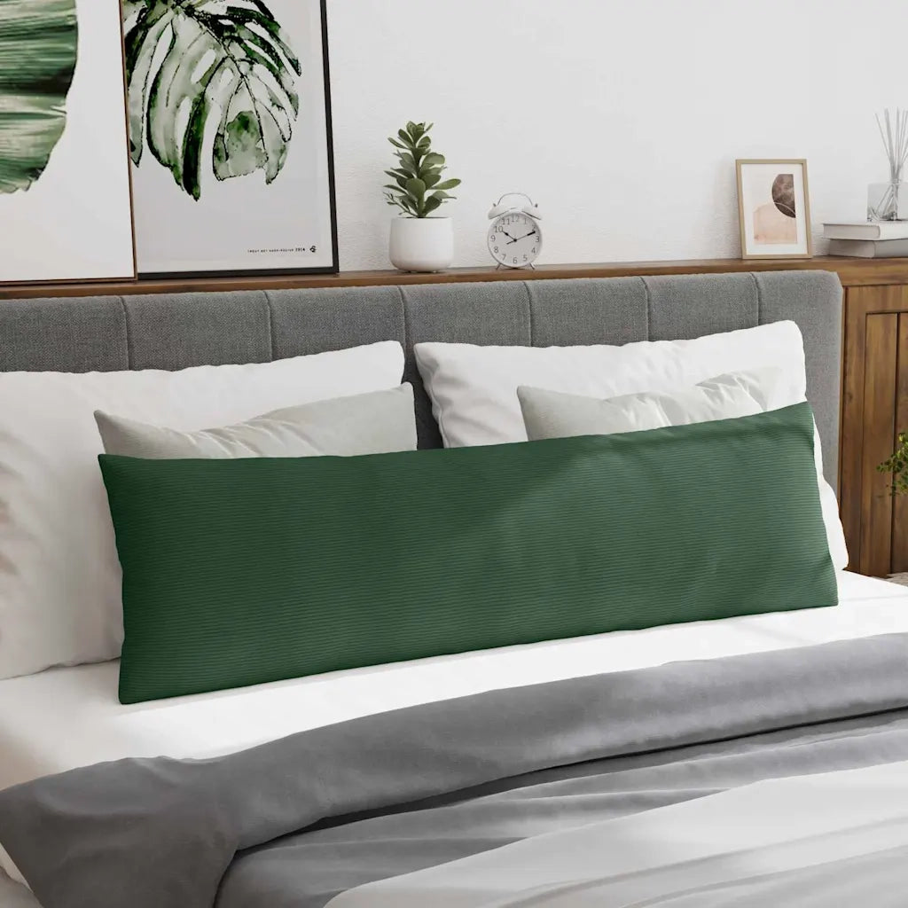 Cuscini da Divano 2 pcs Verde Scuro 145 x 40 cm