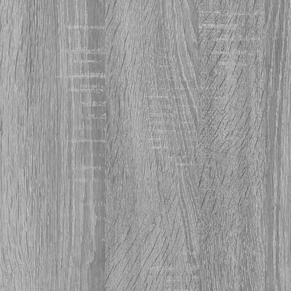 Set di Mobili da Bagno Grigio Sonoma in Legno Multistrato 3120349