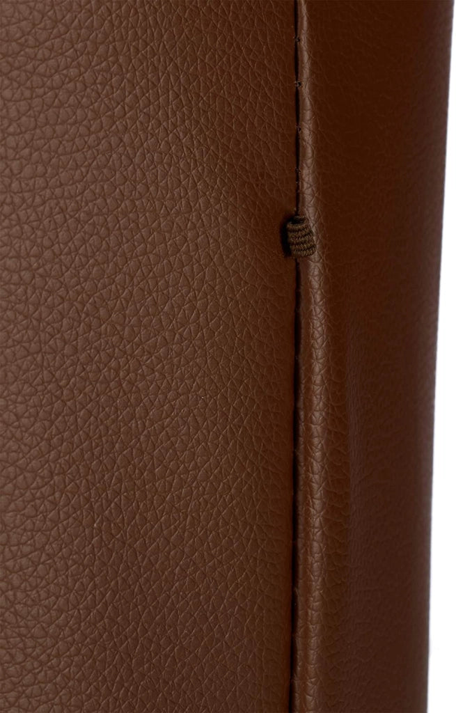 Sgabello rotondo con 4 gambe in legno marrone e sintetico 13_0002818_3