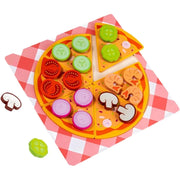 Trade Shop - Gioco Abbinamento Smistamento Forme In Legno Educativo Forma Pizza Per Bambini 07525 -
