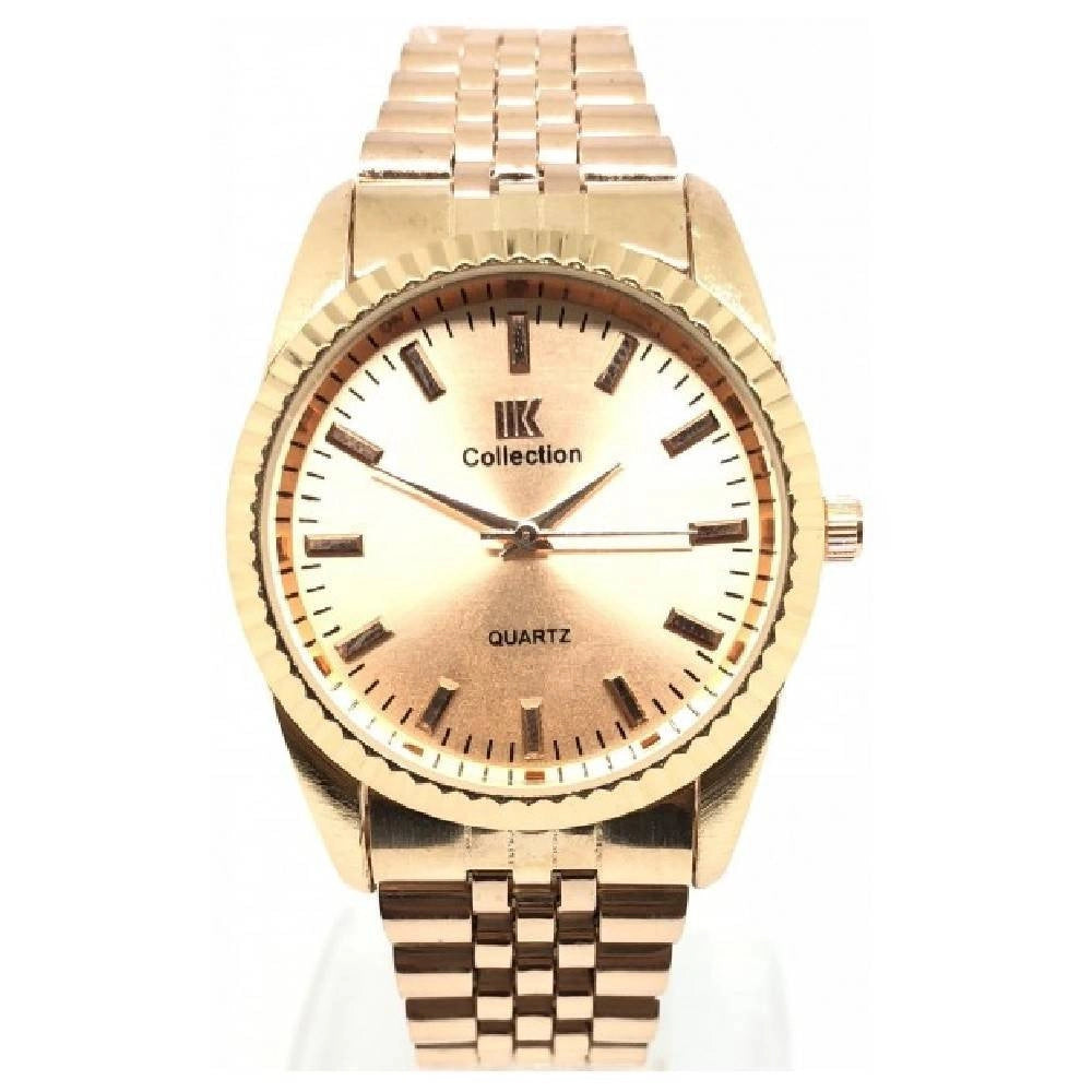 Trade Shop - Orologio Da Polso Ik Collection Uomo Donna Analogico Quarzo Rosa Quadrante Rosa -