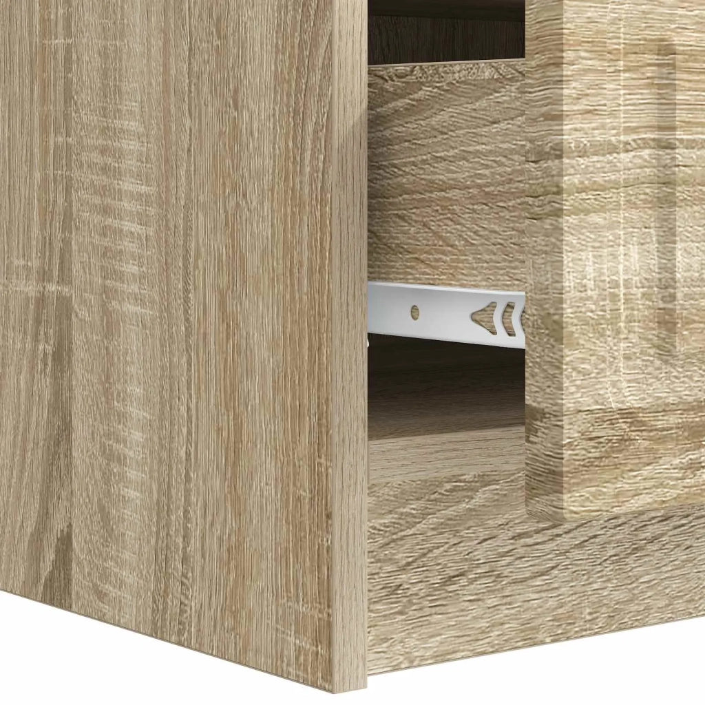 Mobile TV Rovere Sonoma 147 x 34,5 x 27 cm Legno ingegnerizzato 895857