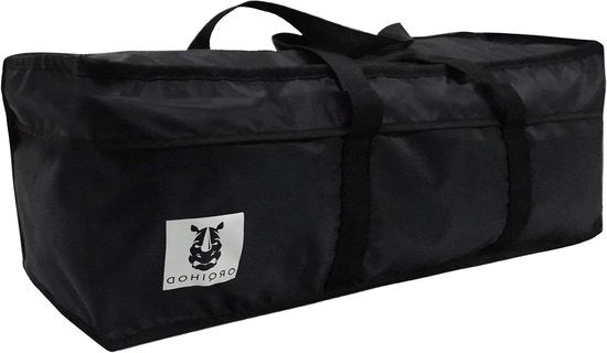 Borsa impermeabile per cuscini all'aperto - Borsa extra grande 420D resistente - con cerniera 173 cm nera