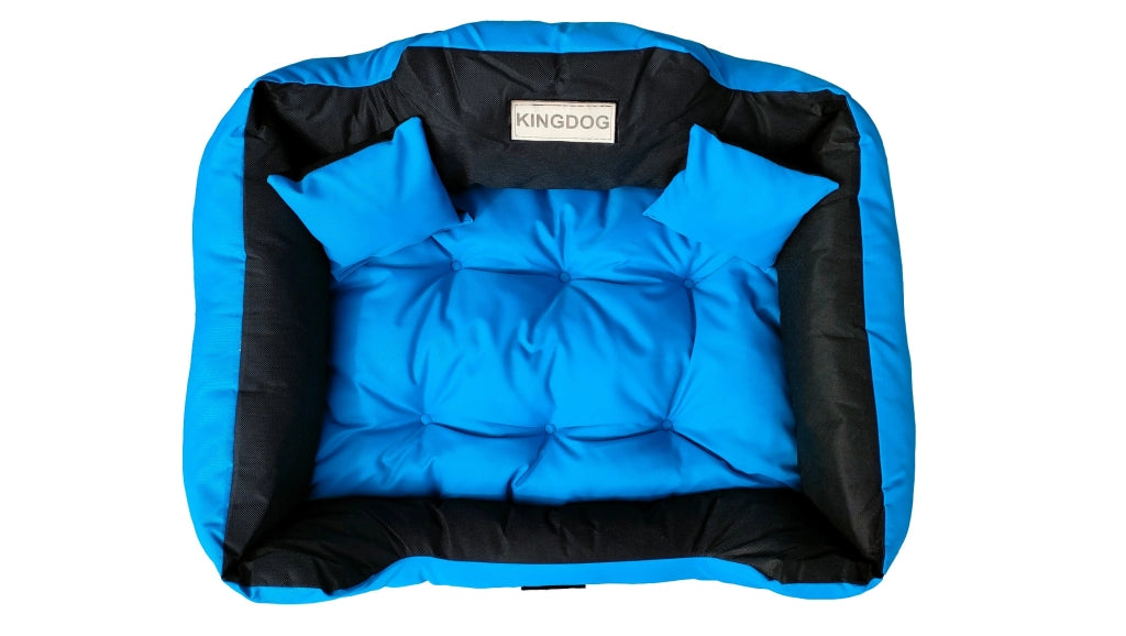 AIO FACTORY 145x115 cm KINGDOG Cuccia per cani impermeabile personalizzabile Blu