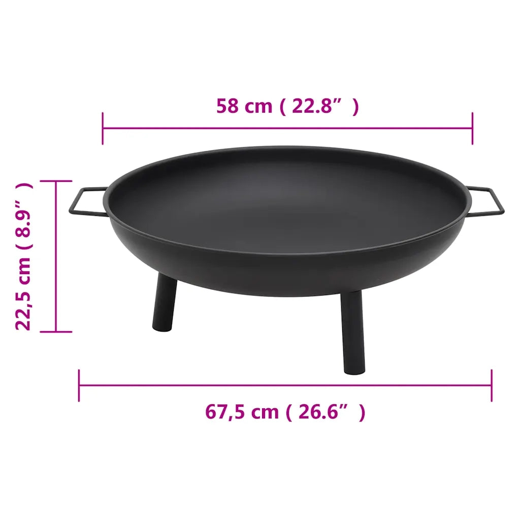 Braciere 67,5x58x22,5 cm in Acciaio CFW1179331