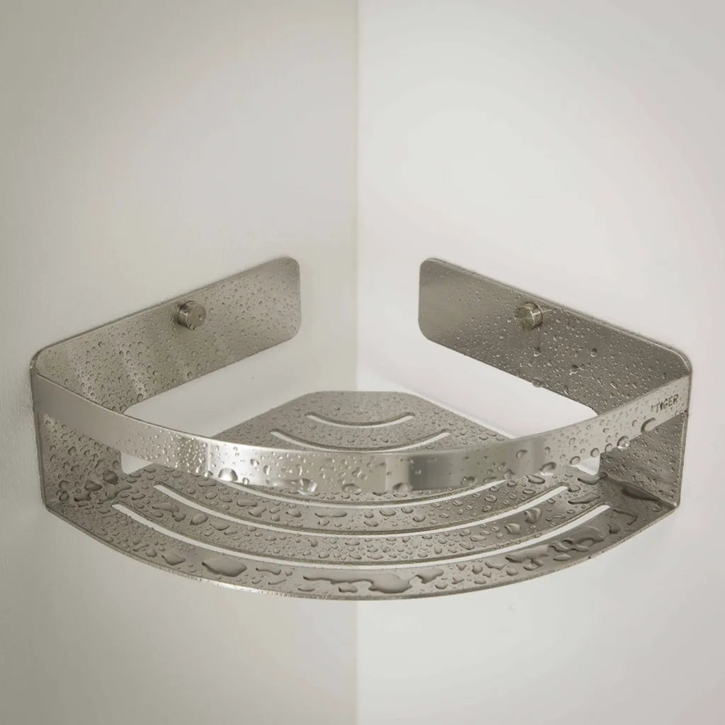 Tiger Mensola da Bagno Angolare Caddy Argentata 1400430946 418303