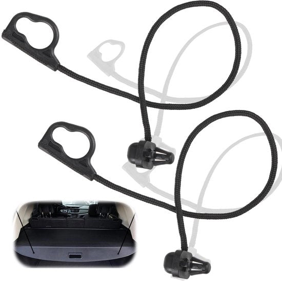 2 pezzi di cinghie di copertura per auto per Opel Corsa D Corsa E accessori per bagagliaio traino per corda 13367836 adatto per Vauxhall Corsa D Corsa E