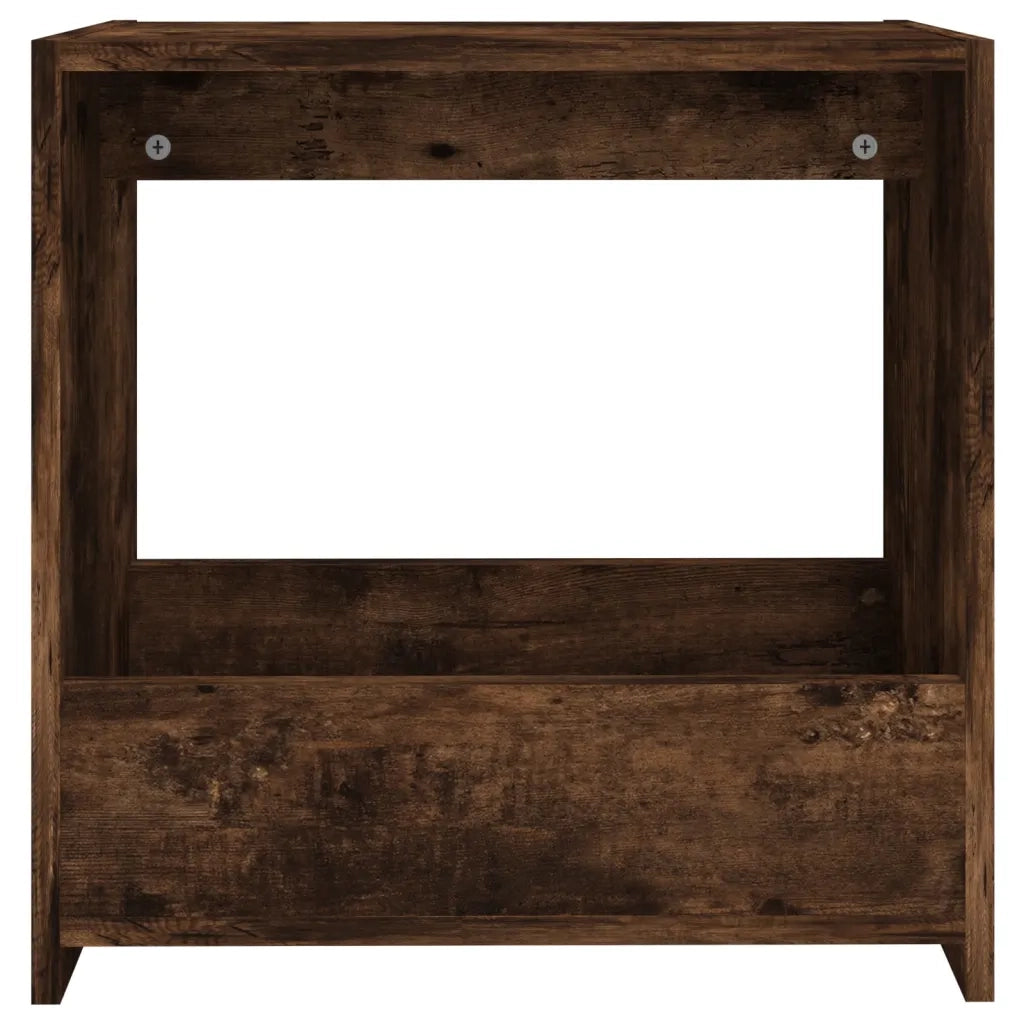 Tavolino Rovere Fumo 50x26x50 cm in Legno Multistrato cod mxl 24086