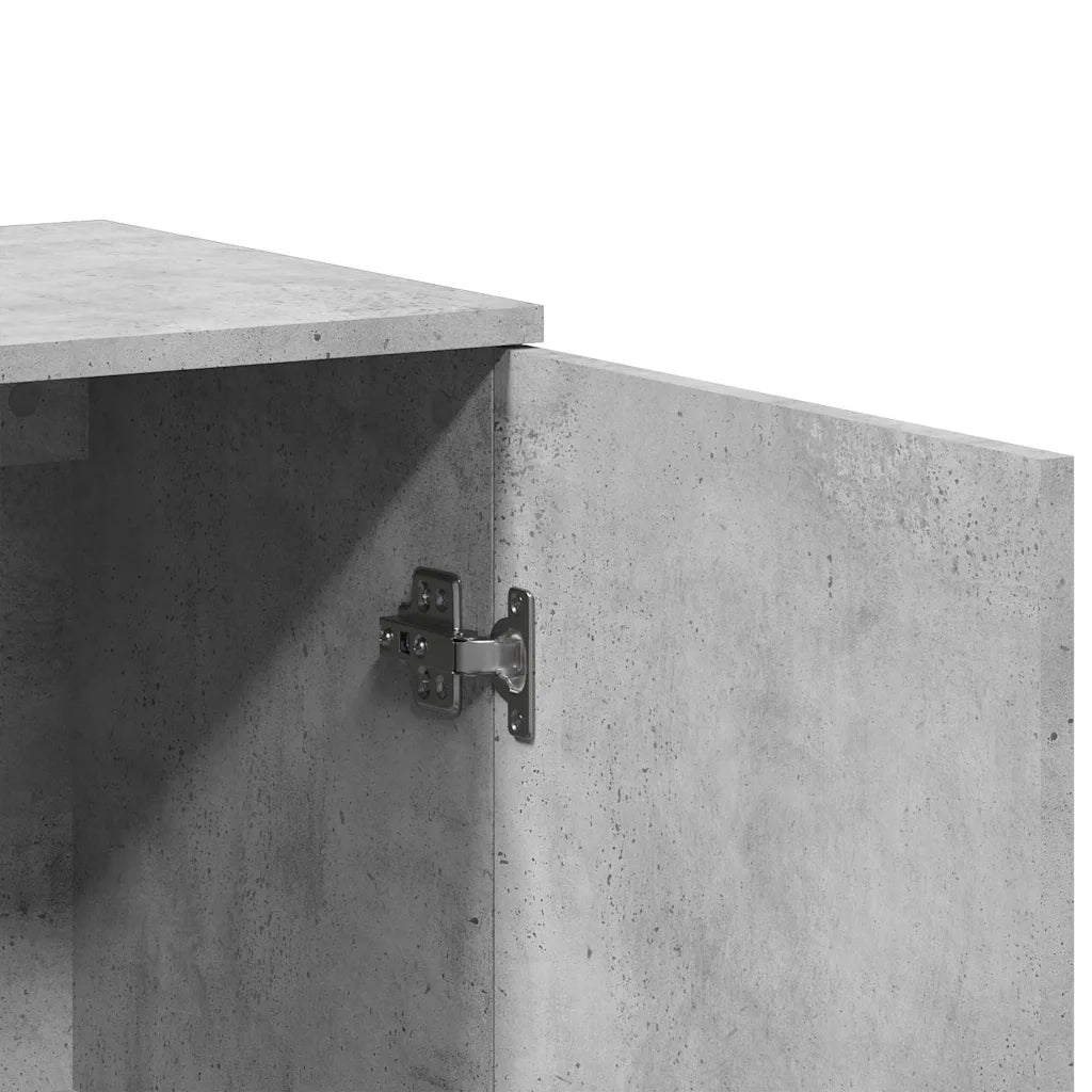 Credenze 2 pz Grigio Cemento 79x38x80 cm in Legno Multistrato 3276605