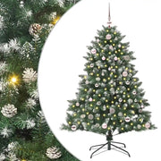 Albero di Natale artificiale con 150 LED Verde 150 cm