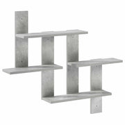 Scaffale da parete Grigio Cemento 85 x 13,5 x 73,5 cm 8020340