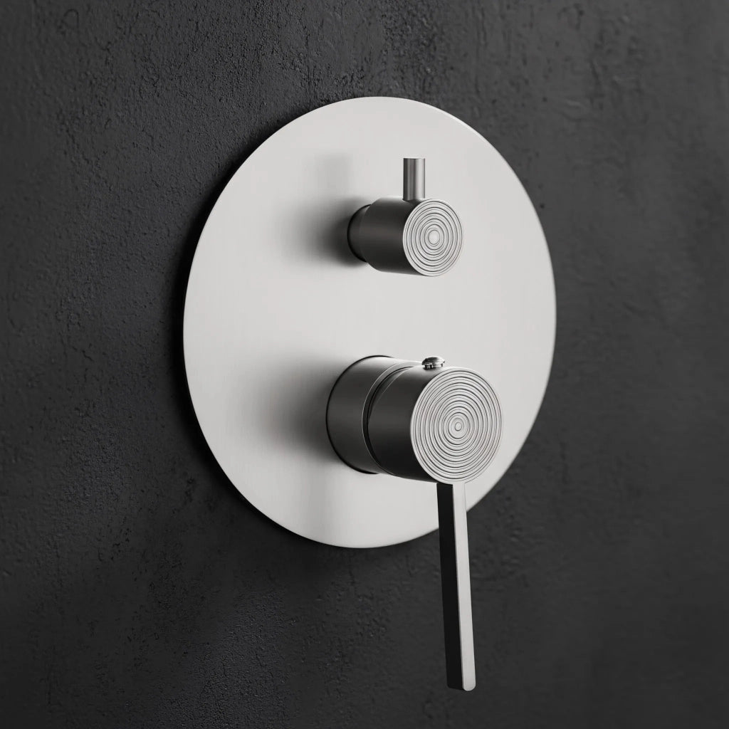 Set Doccia Da Incasso Rea Foster Brush Nickel + Box