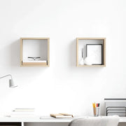 Mensole Parete a Cubo 2 pz Rovere Sonoma 26x15x26 cm 807034