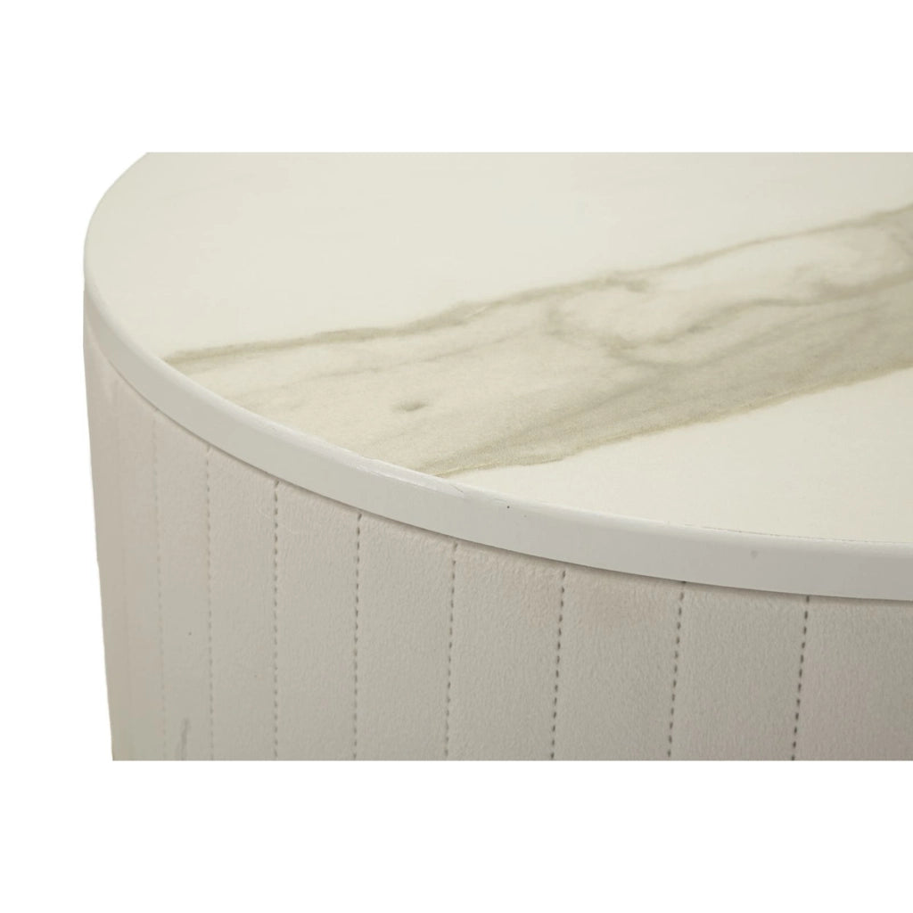 Set di Tavolini VKH772, Beige, Legno, 50x50x90 cm