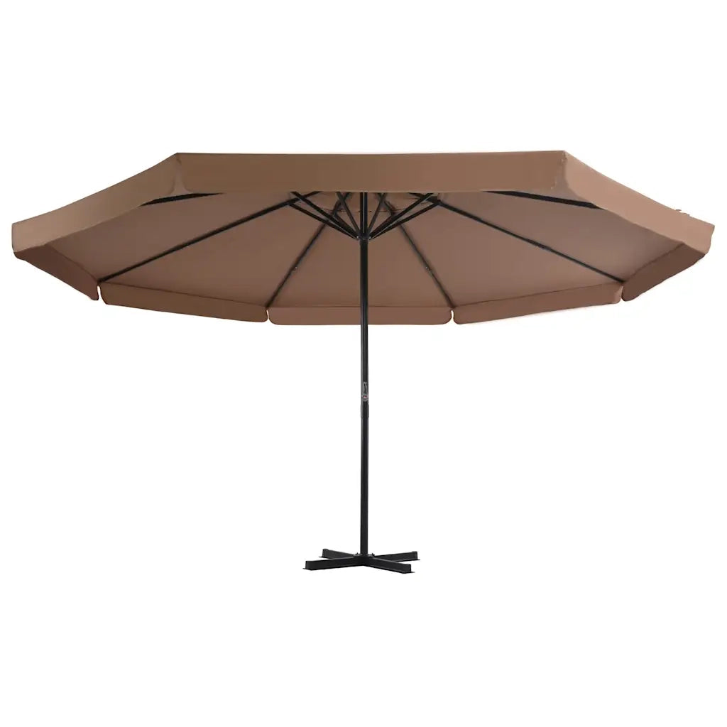 Ombrello | Parasolne da Esterni con Palo in Alluminio 500 cm Grigio Talpa